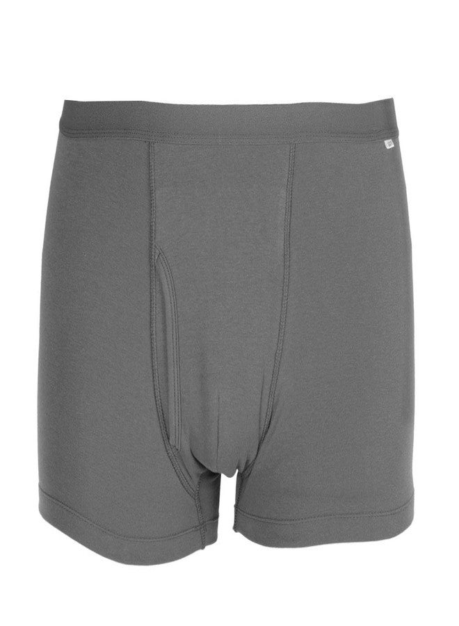 Brrnoo Incontinence Underwear for Men, Reusable Washable Urinary Incontinence Briefs for Prostate Surgical, Cotton Breathable Maximum Absorbency Incontinence Underwear (Gray)(L) - Image 1